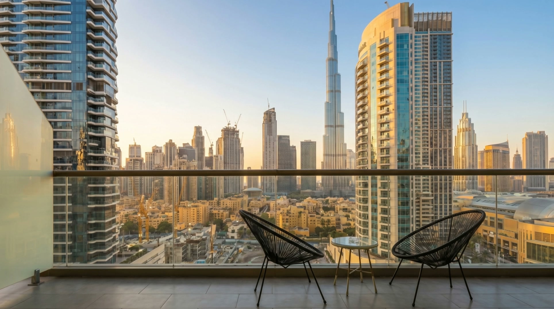 Balcony view by day